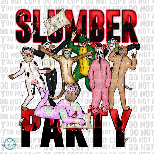 Horror Slumber Party DTF