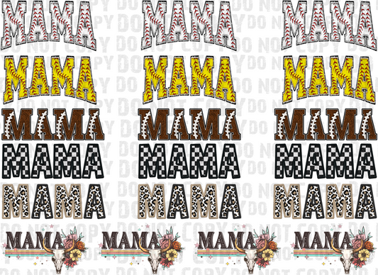 Mama Bundle (1) 22x16 Gang Sheet Hat Sized