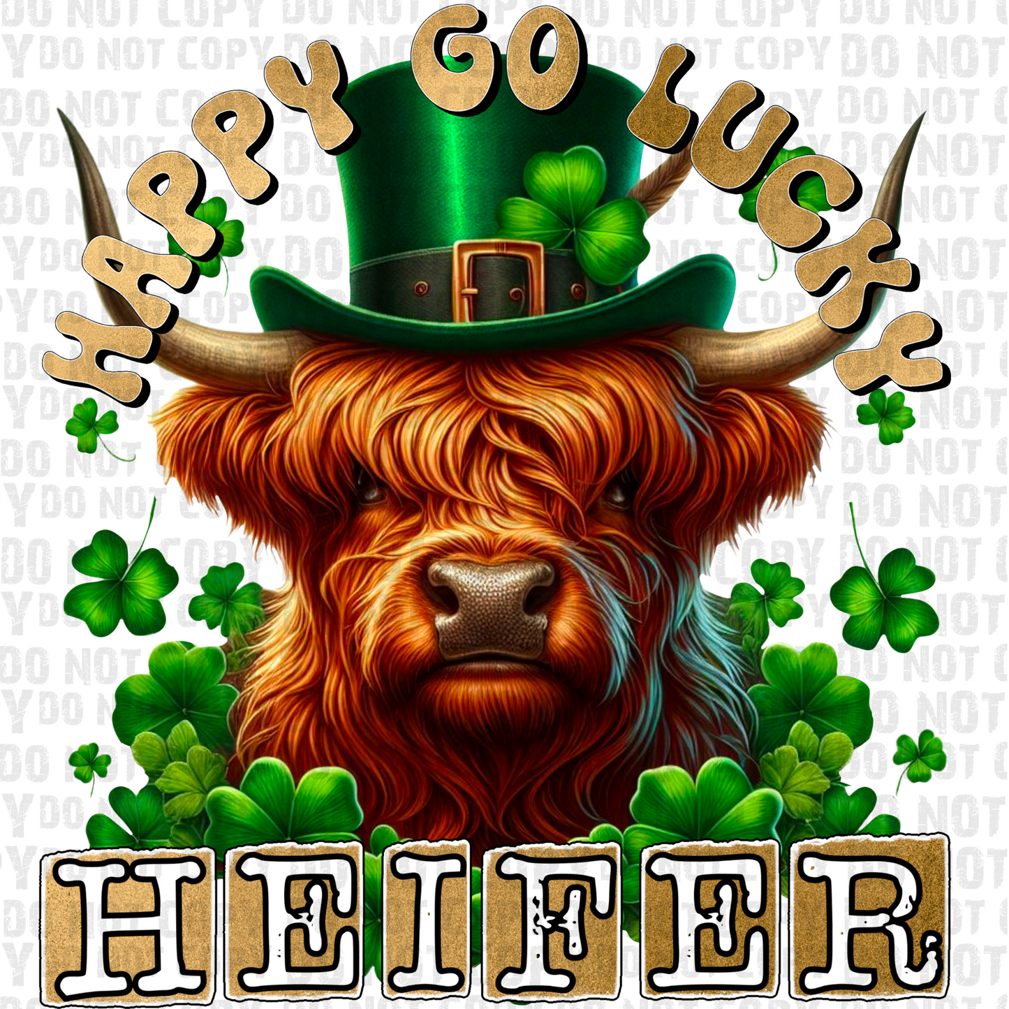 Happy Go Lucky Heifer