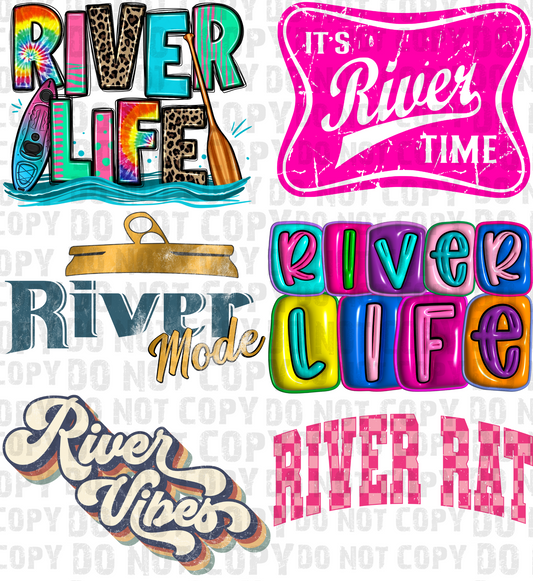 River Life Gang Sheet 22x24